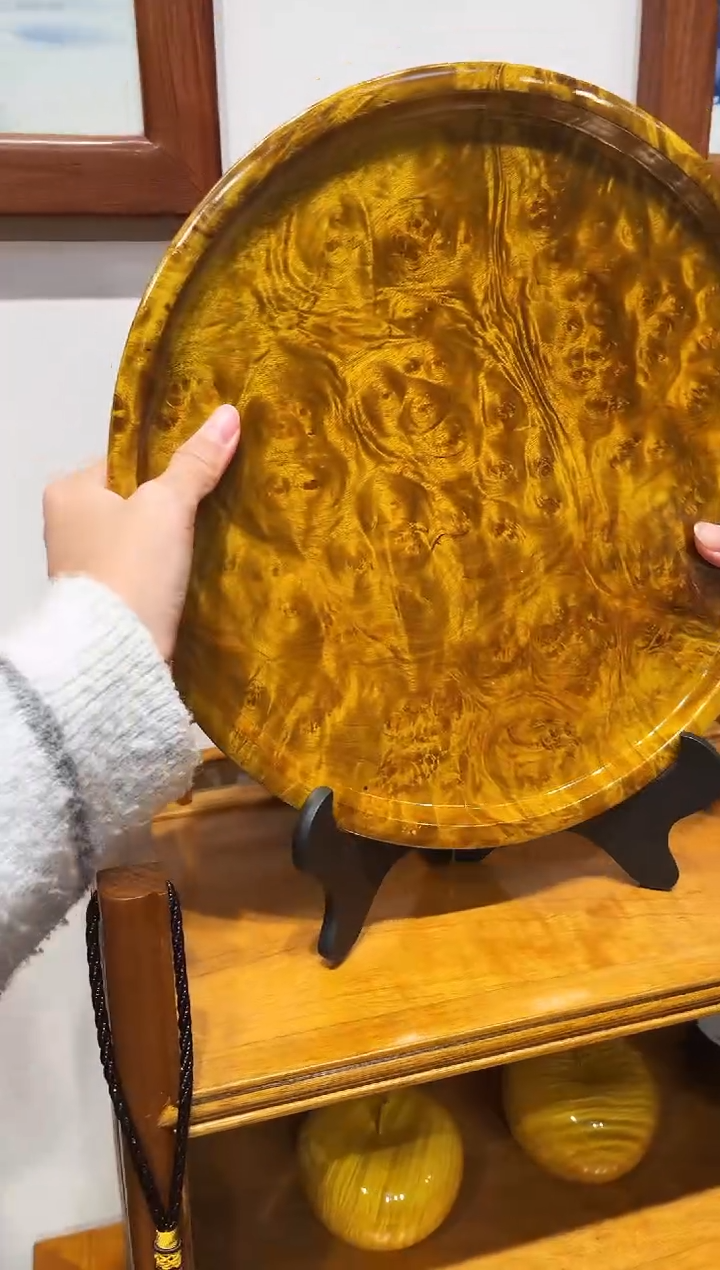 金丝楠黄金樟大圆盘
