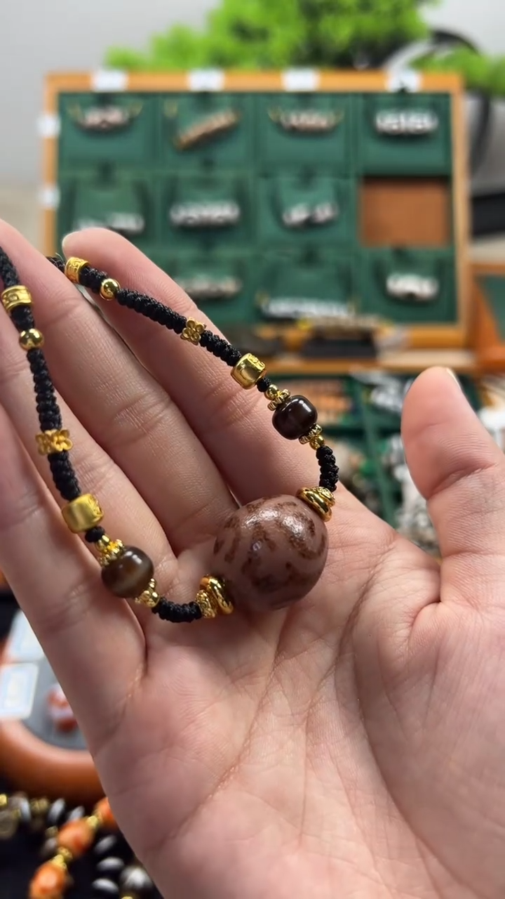 玛瑙/玉髓（覆膜）颈饰合金54.（微瑕随机发货）