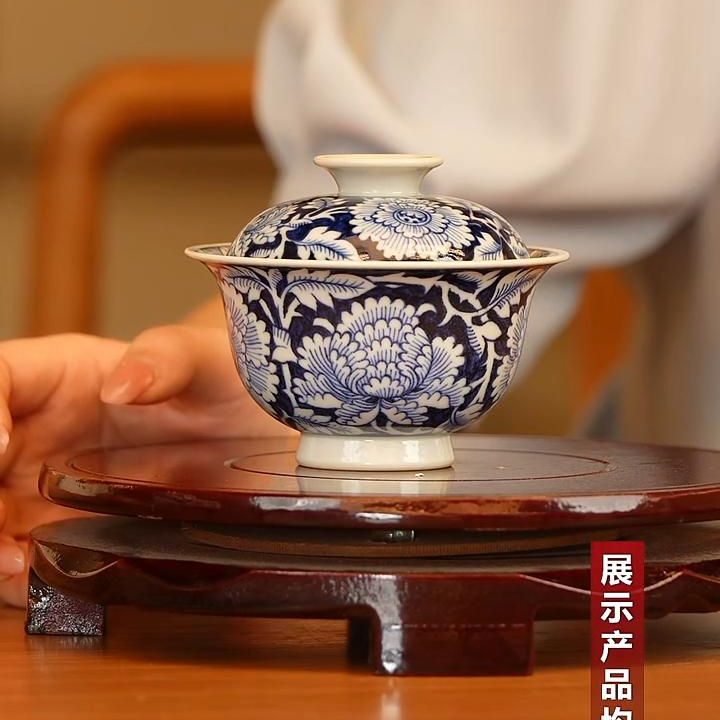 【央广非遗】古窑御器柴烧牡丹盖碗