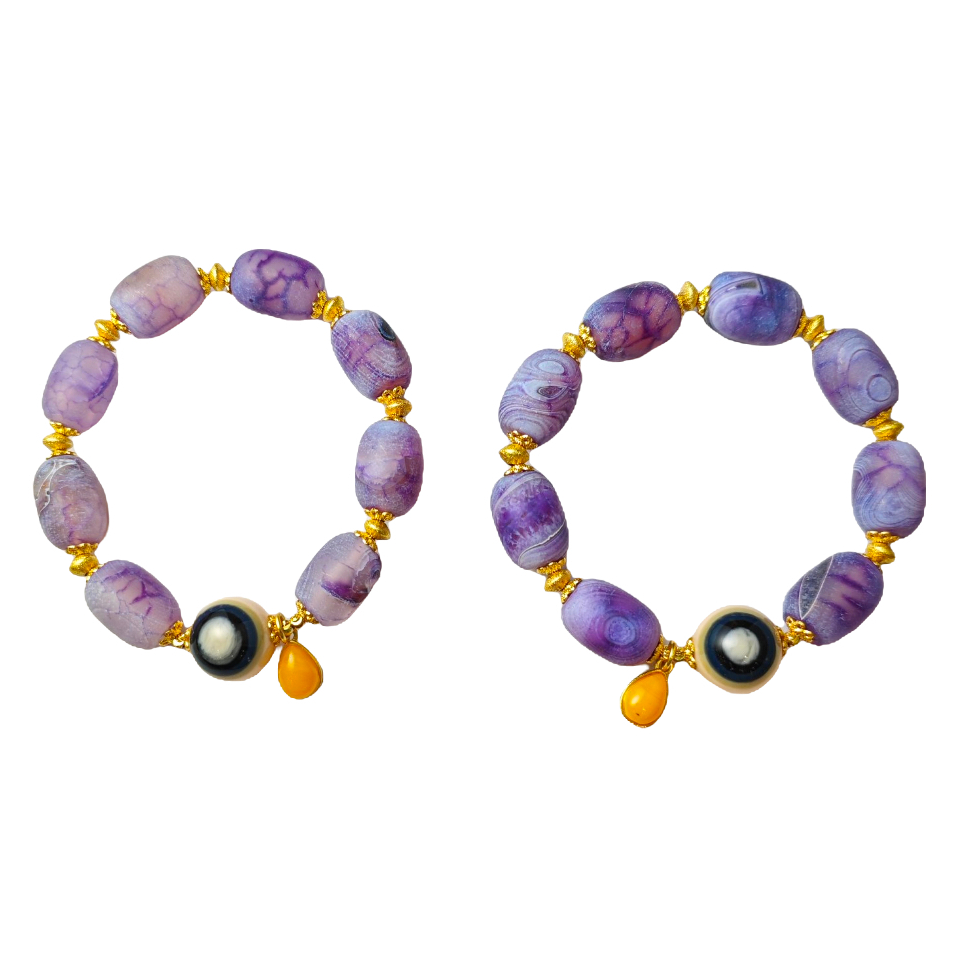 龙麟法眼舒俱玛瑙手串 S982