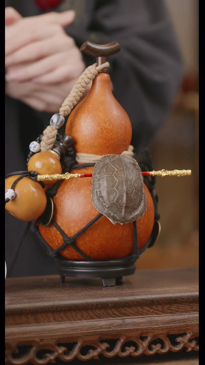 【闪购商品】333号精品天然大漆工艺防渗内胆酒葫芦~