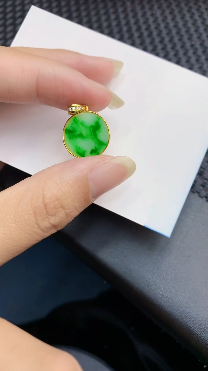 【闪购商品】翡翠颈饰银S925镶嵌            8