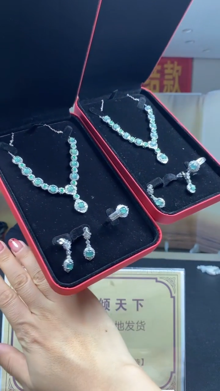 颈饰未镶嵌翡翠多样性发货【只发一套】*q51