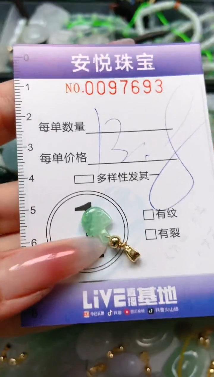 【闪购商品】翡翠颈饰未镶嵌闪购0097693