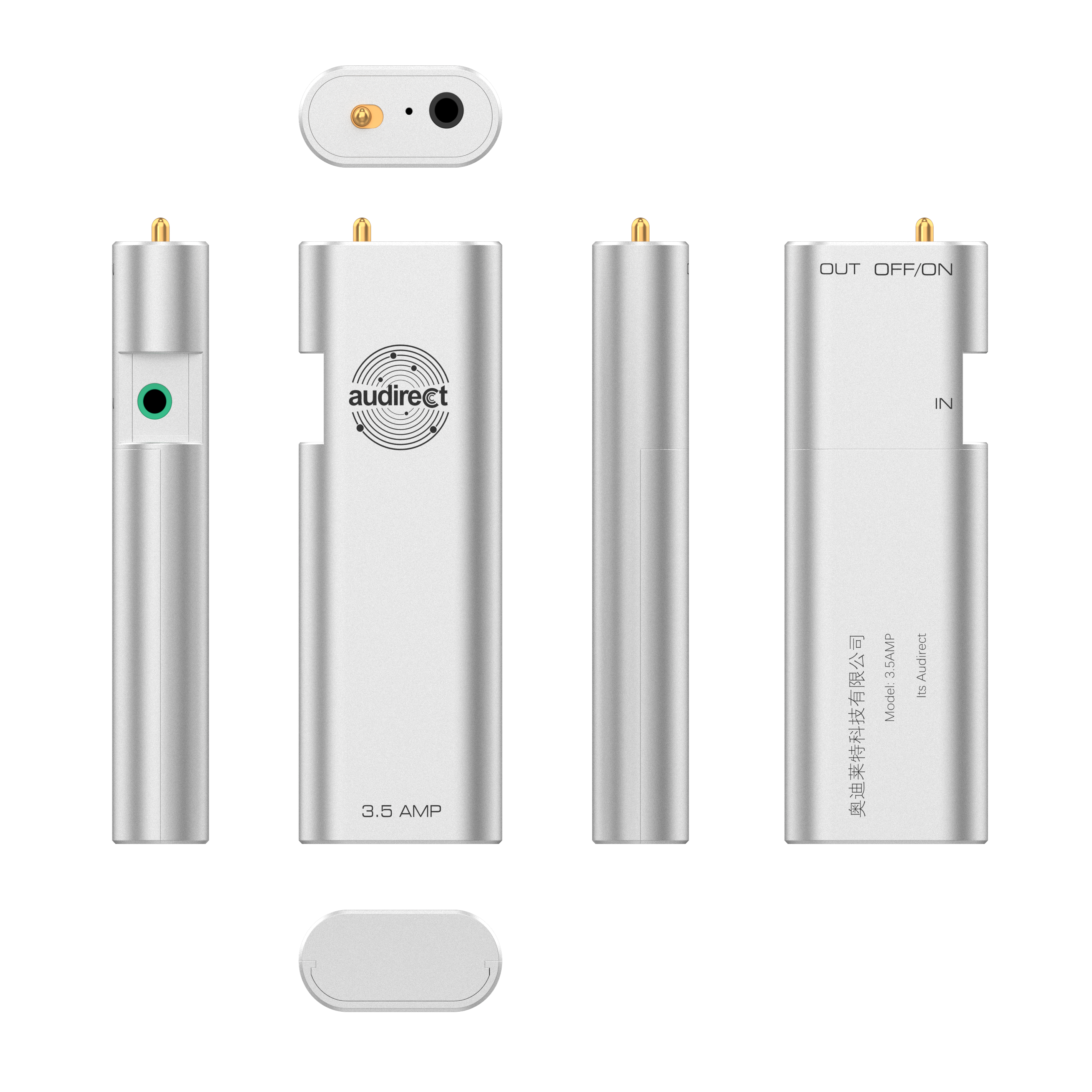 极音Audirect3.5AMP纯后级耳放手机小尾巴解码器耳机放大器可换电