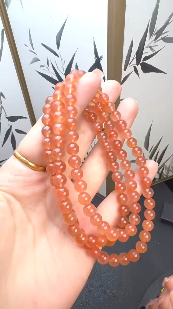 南红玛瑙未镶嵌颈饰JJD0524015多样性发一