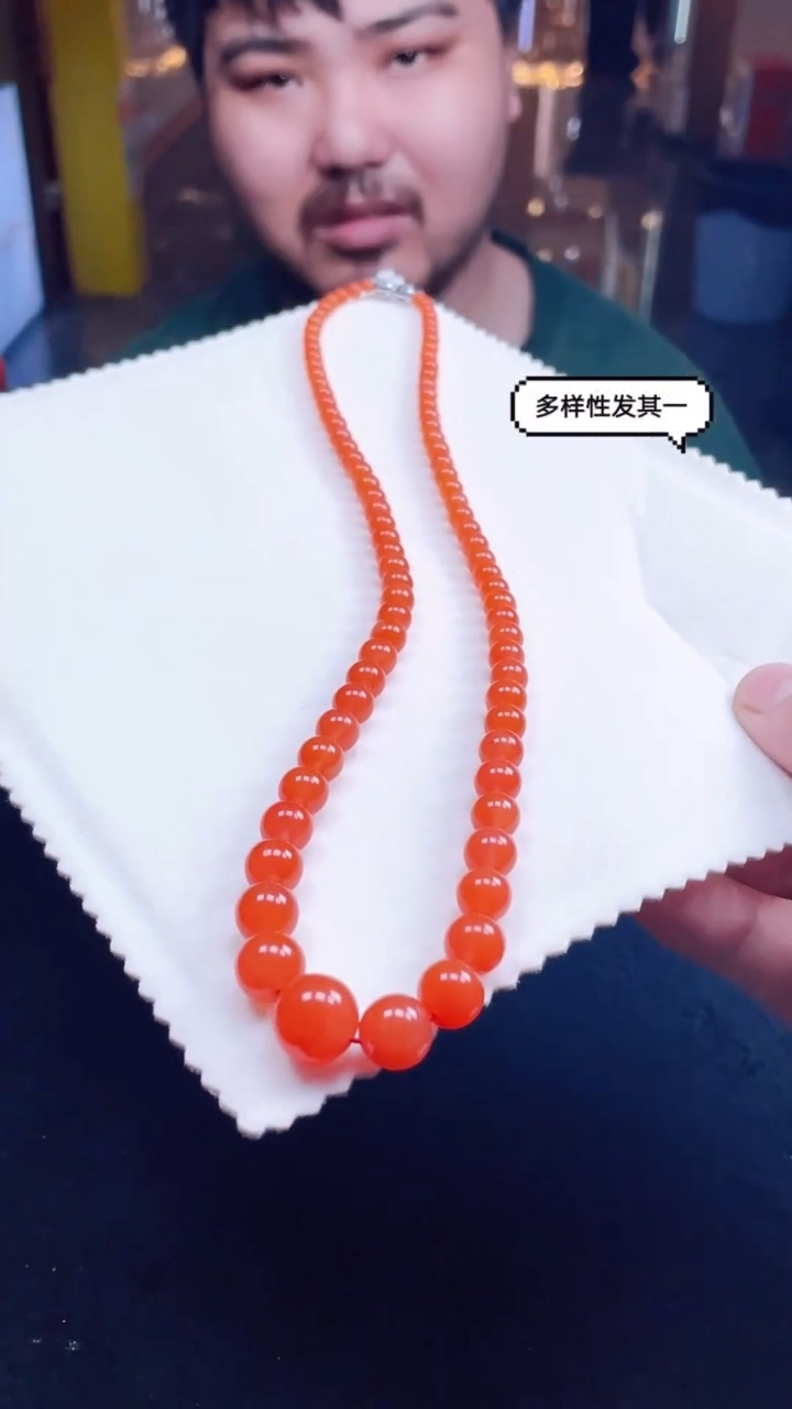 定制南红玛瑙未镶嵌101865T08-3A33-南红塔链-多样性发其一