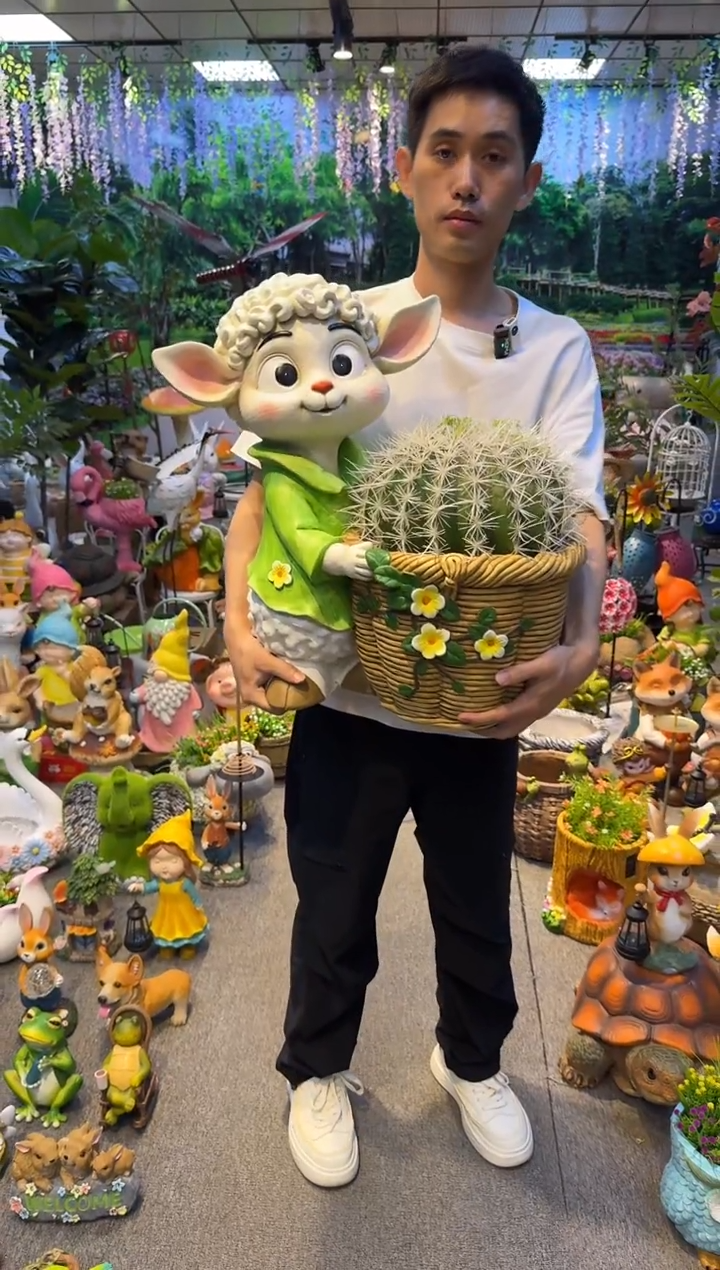 无花朵花园庭院摆件&00&