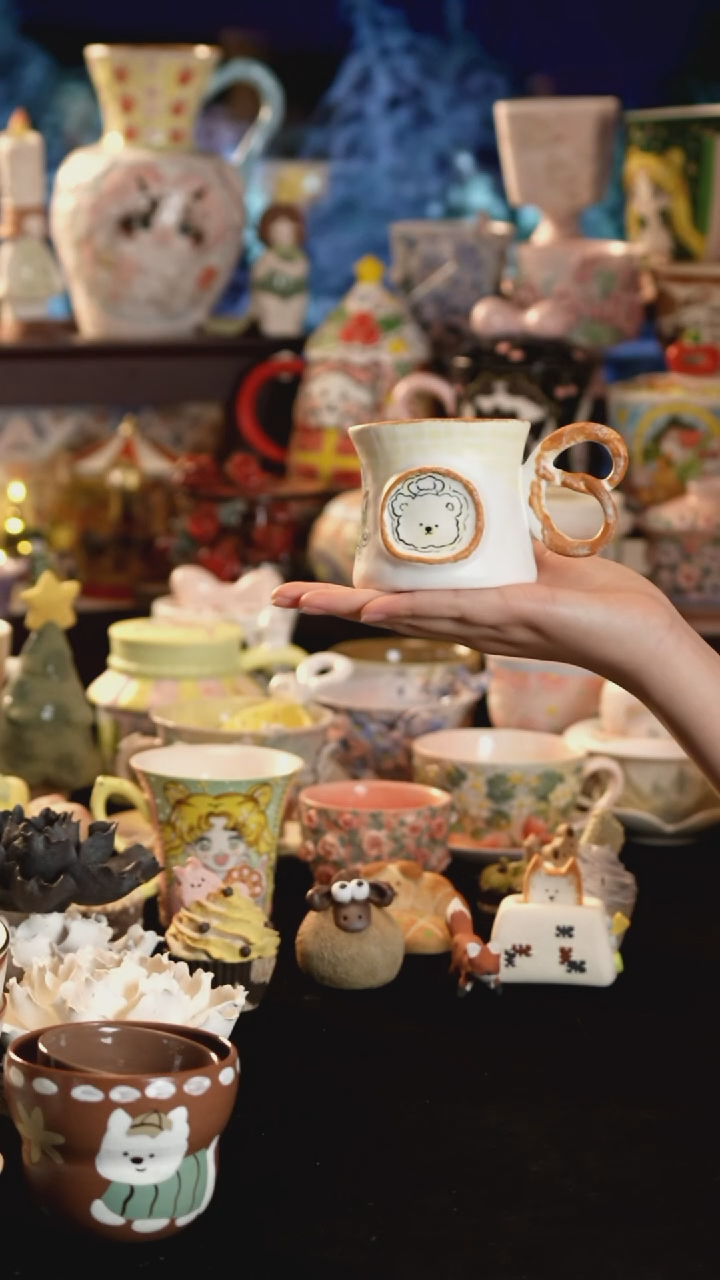 其他陶景德镇釉下彩手绘设计师款陶瓷