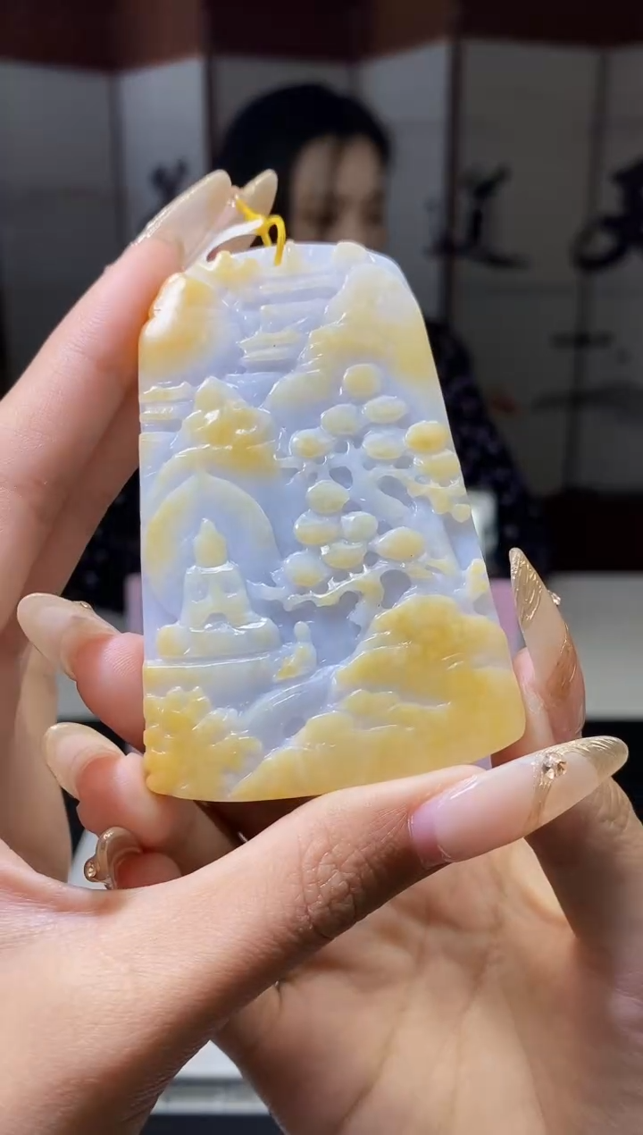 【闪购商品】翡翠颈饰未镶嵌Q-@@SHZC011720