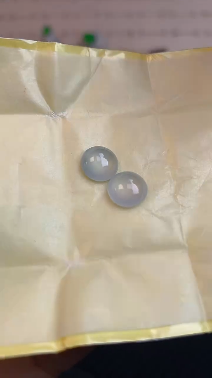 【闪购商品】翡翠耳饰未镶嵌天然A货翡翠122