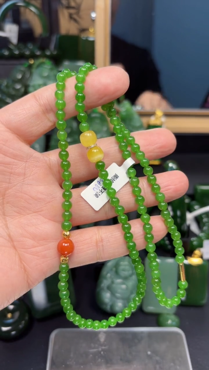 【闪购商品】和田玉（碧玉）颈饰未镶嵌1