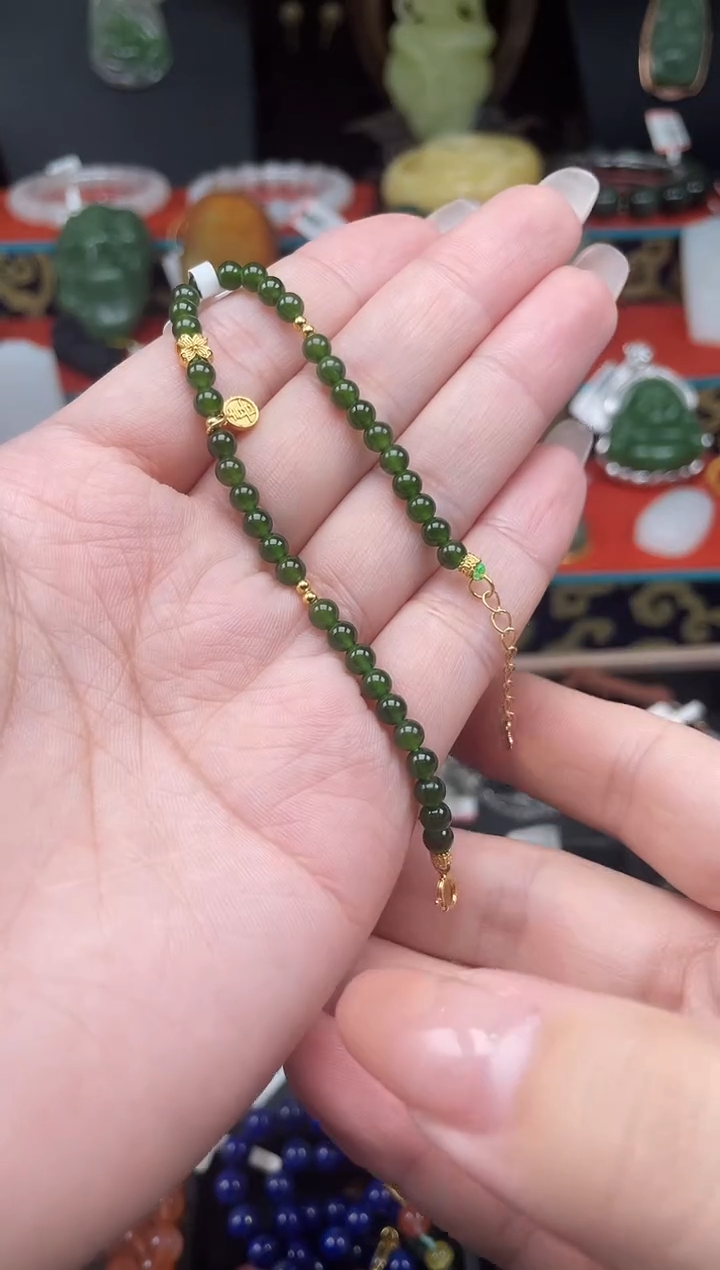 未镶嵌手链和田玉l047多样性发其一