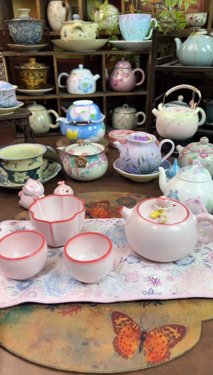 粉汝 猪油冻 1壶3杯送1个茶巾