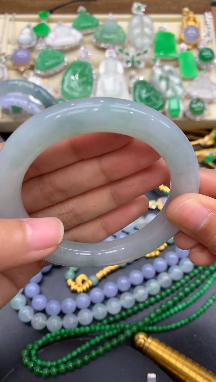 【闪购商品】翡翠手镯未镶嵌240-中国好珍宝