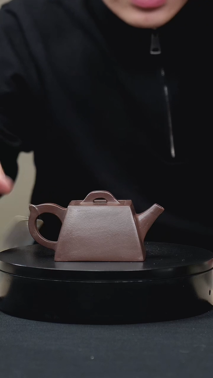 【闪购商品】紫砂茶壶057四方手工紫砂壶