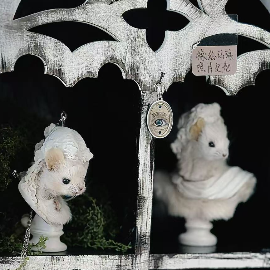 鼠鼠头像罗马石膏像 现货可定制款