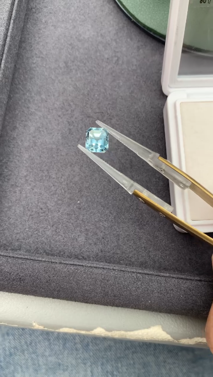 裸石海蓝宝石2.6ct海蓝宝  定制   BH 