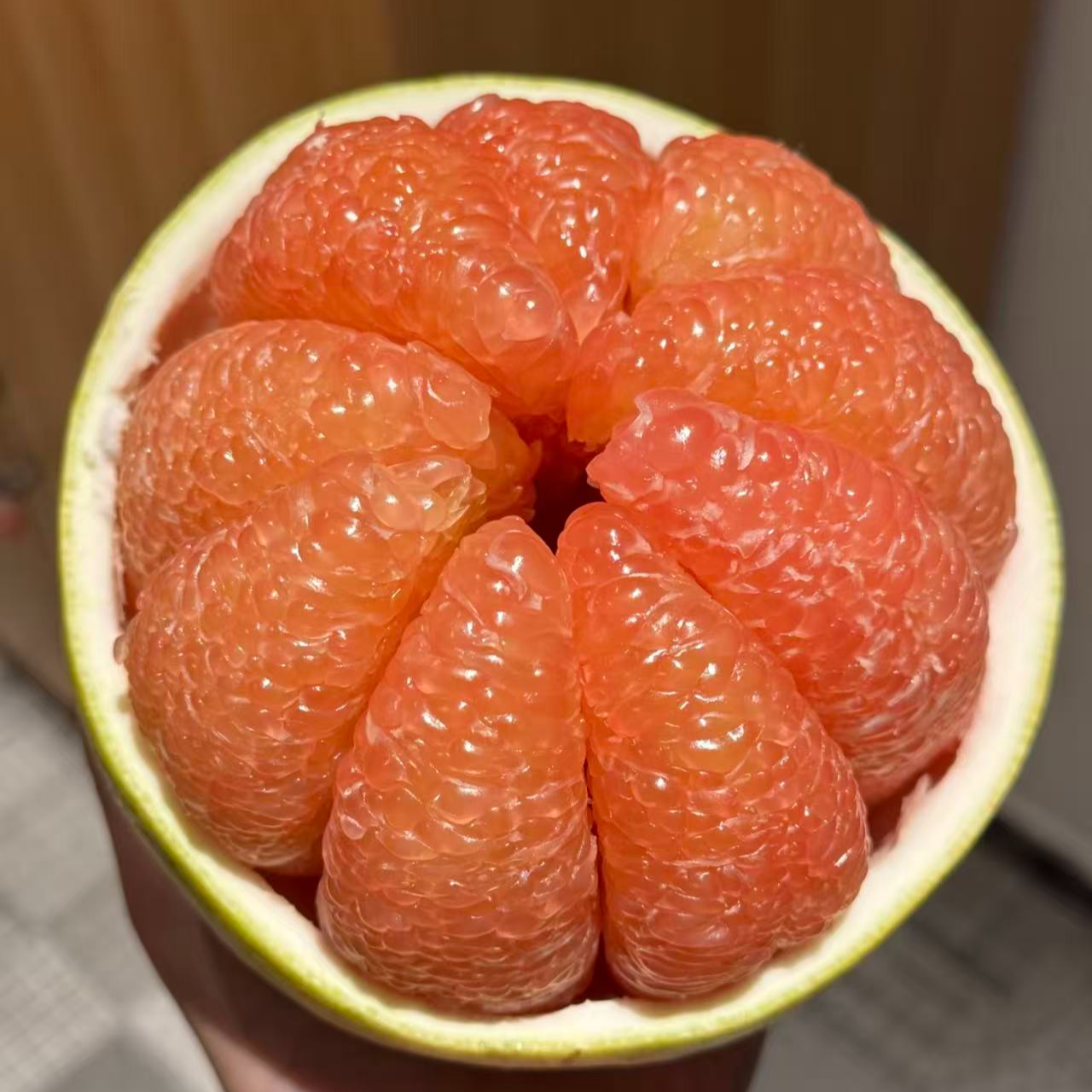 【顺丰包邮】云南西双版纳傣柚翡翠柚2颗带箱5斤左右（仅江浙沪皖）