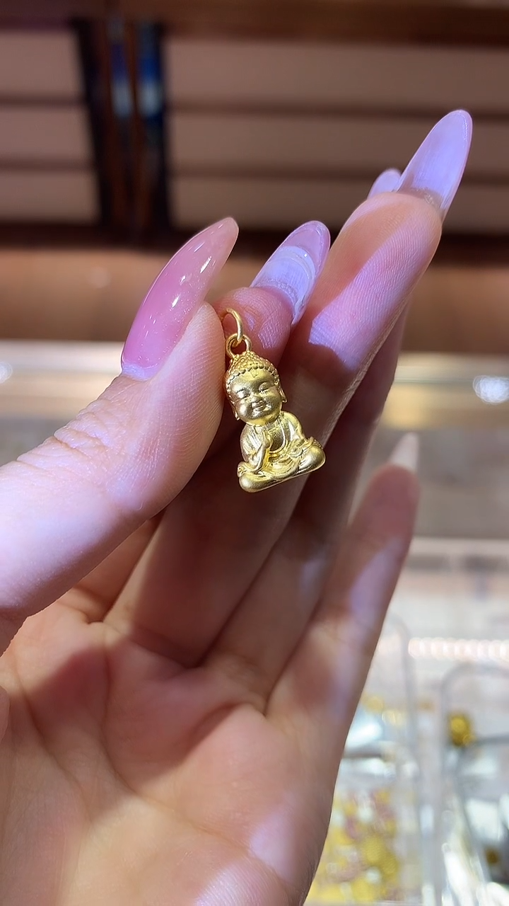 【闪购商品】定制足金吊坠(不含链)如来