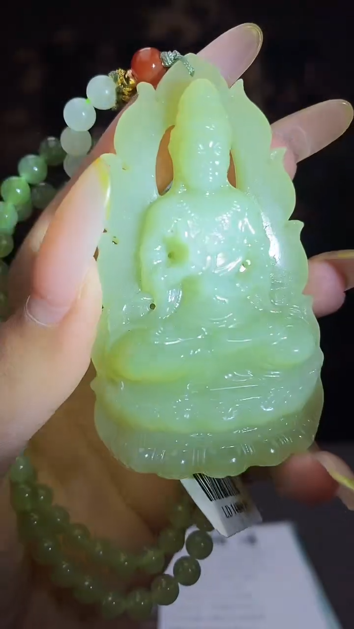 和田玉未镶嵌颈饰C571