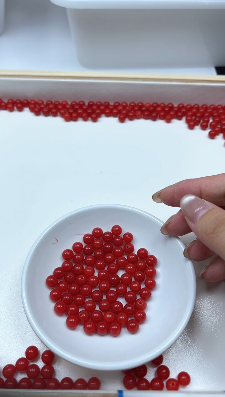 南红玛瑙散珠未镶嵌C536满肉南红6mm30个6元