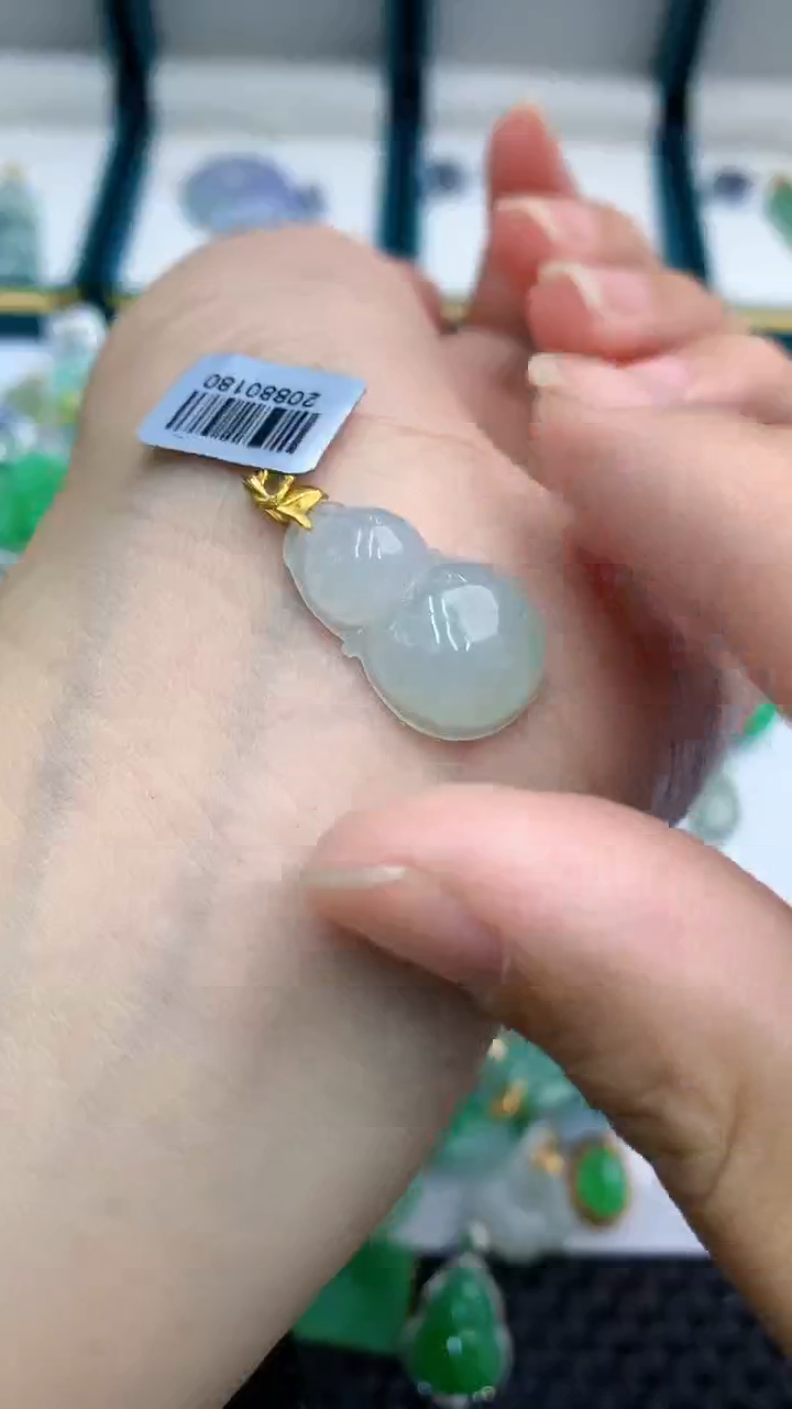 【闪购商品】翡翠颈饰18K金镶嵌            8