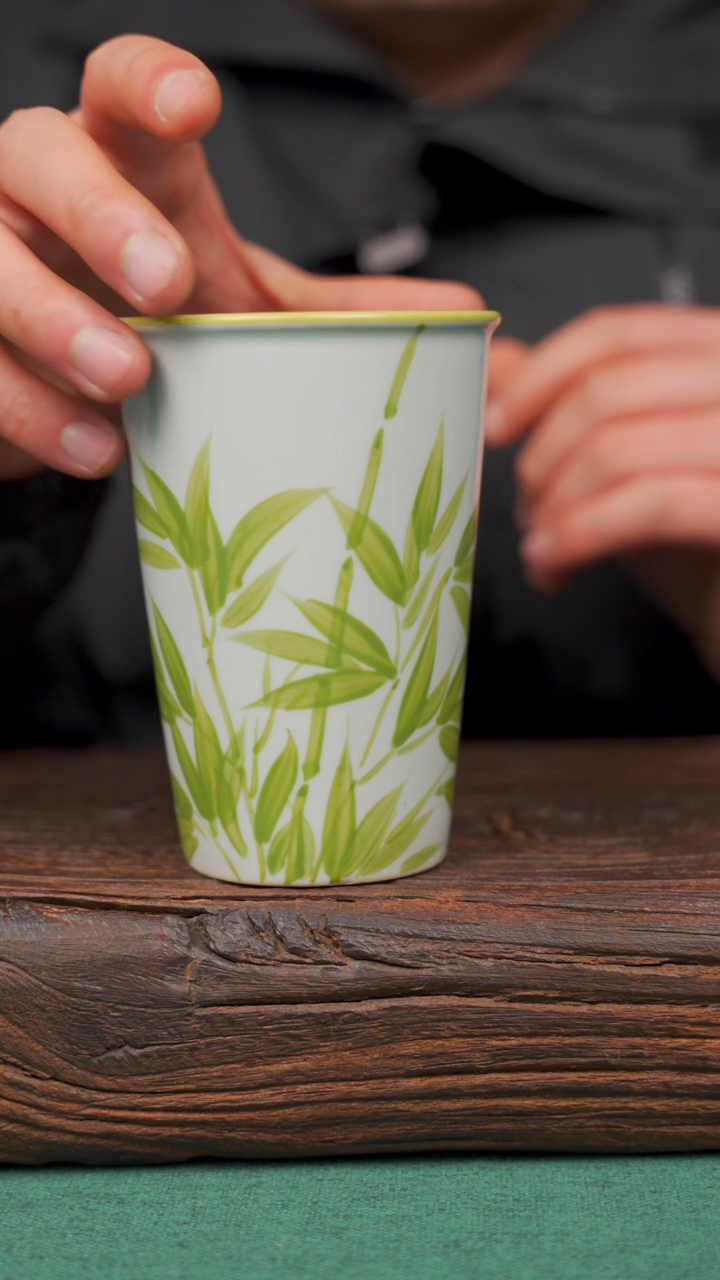 【闪购商品】瓷片37景德镇杯釉下手工手绘瓷器