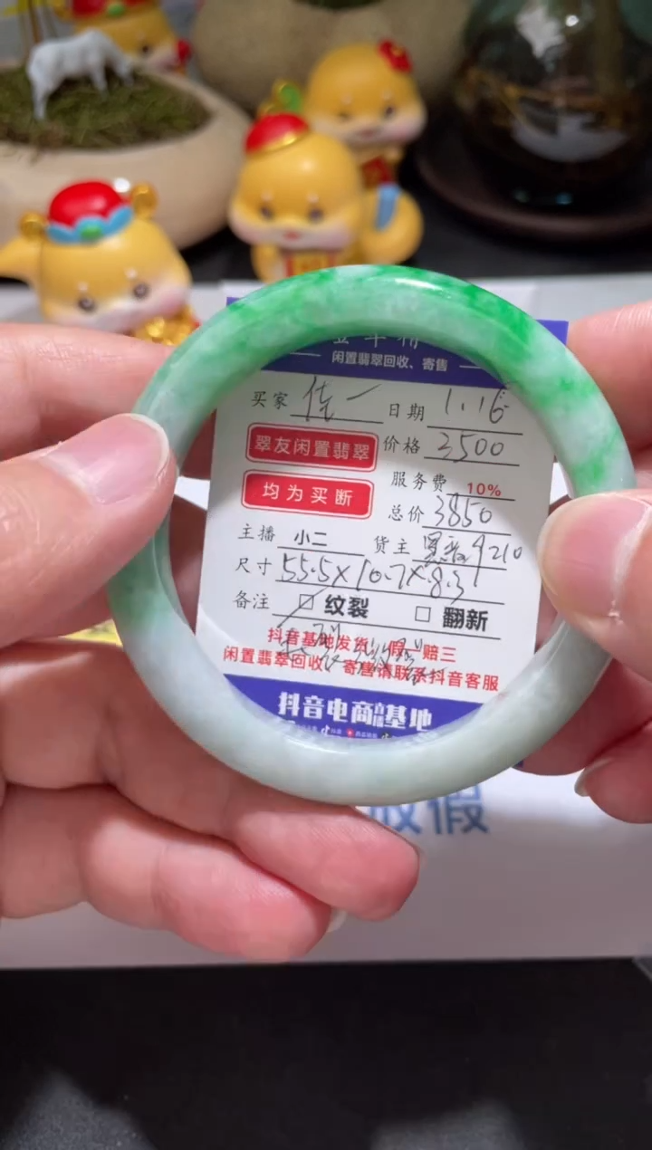 【闪购商品】翡翠挂件未镶嵌手镯