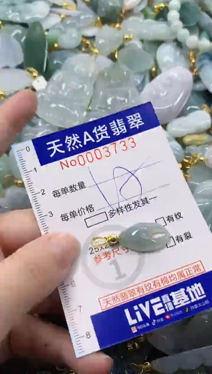 颈饰未镶嵌翡翠天然A货翡翠