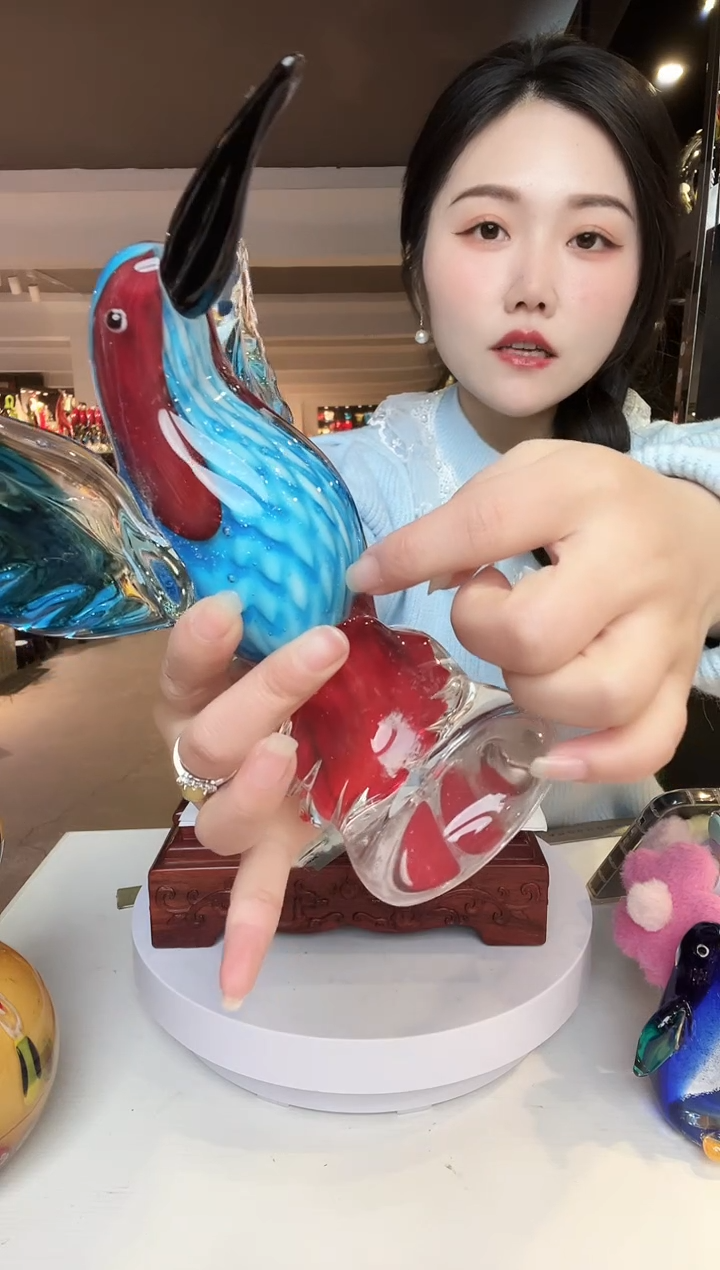 【闪购商品】茶盏琉璃摆件家居摆件