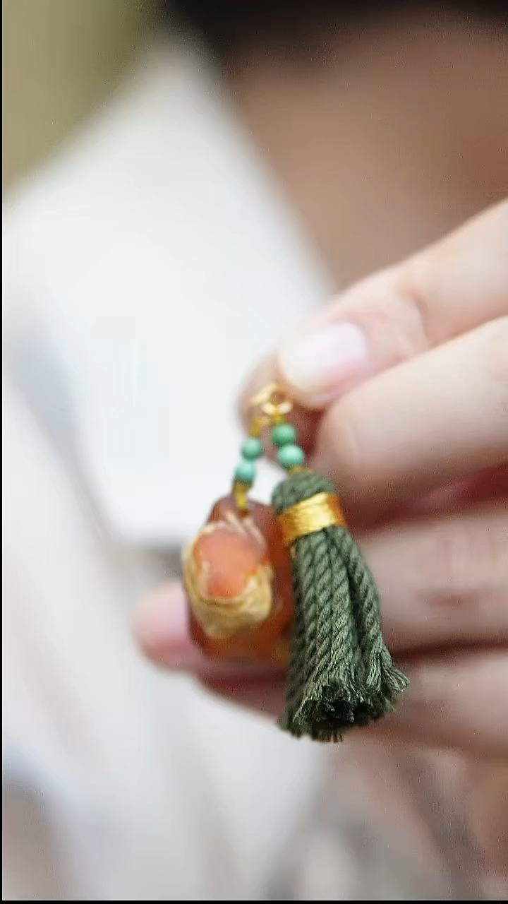 裸石蜜蜡未镶嵌*蜜蜡提溜*活扣头可拆*百搭手串项链