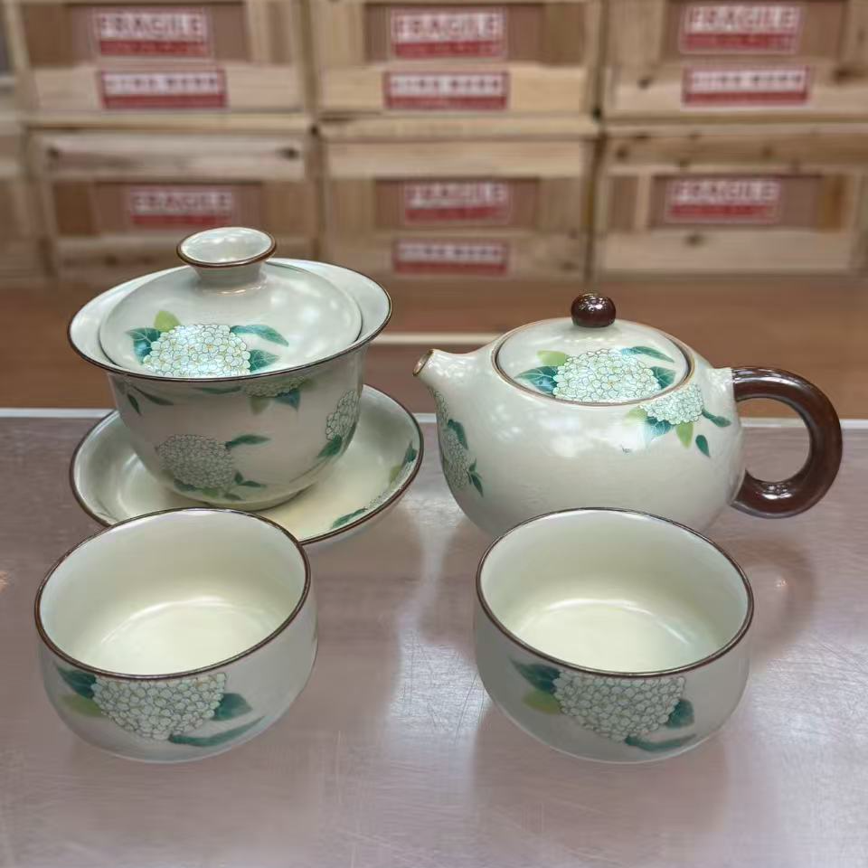 【闪购商品】绣球花泡茶套装