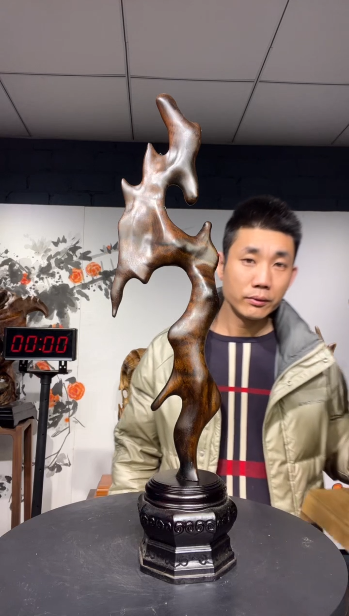 【闪购商品】金丝楠木雕金丝楠木工艺品摆件