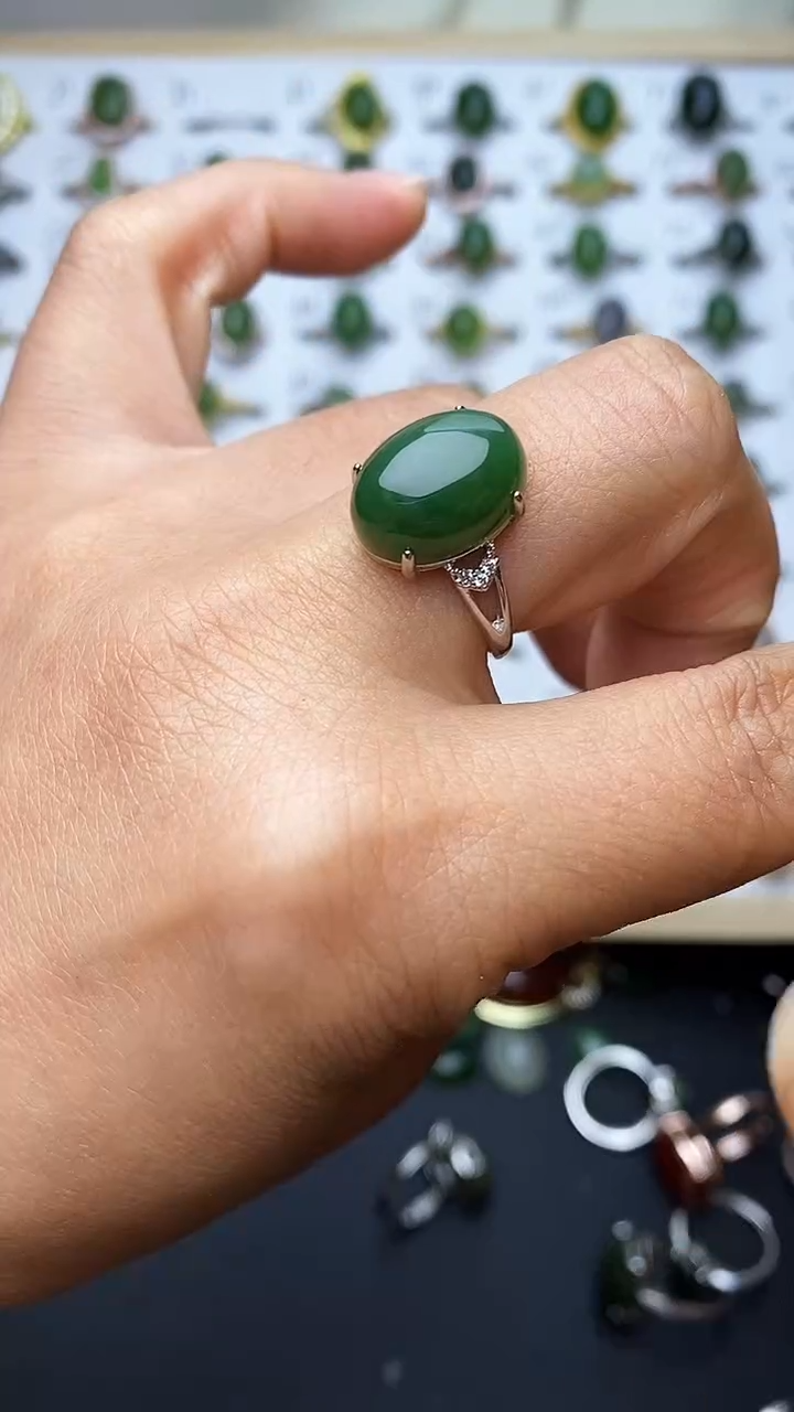 【闪购商品】和田玉戒指未镶嵌1