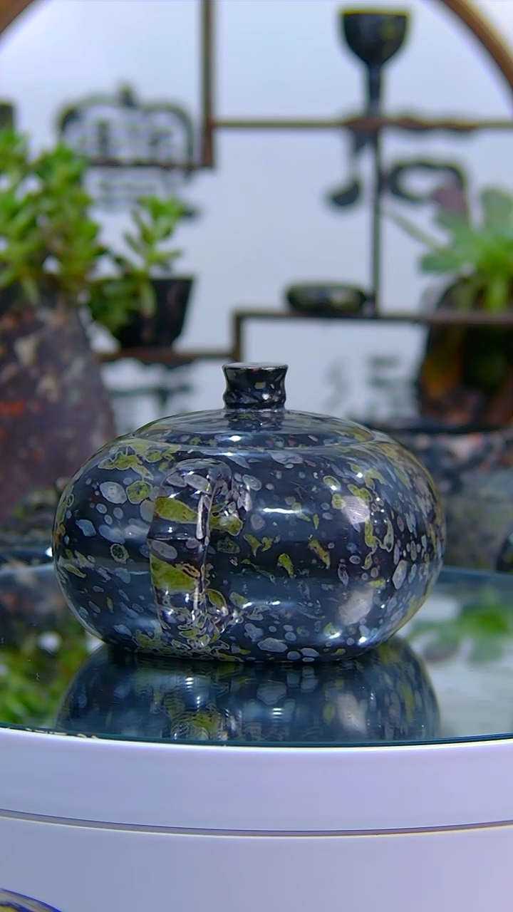 【闪购商品】奢上奢梅花玉茶具