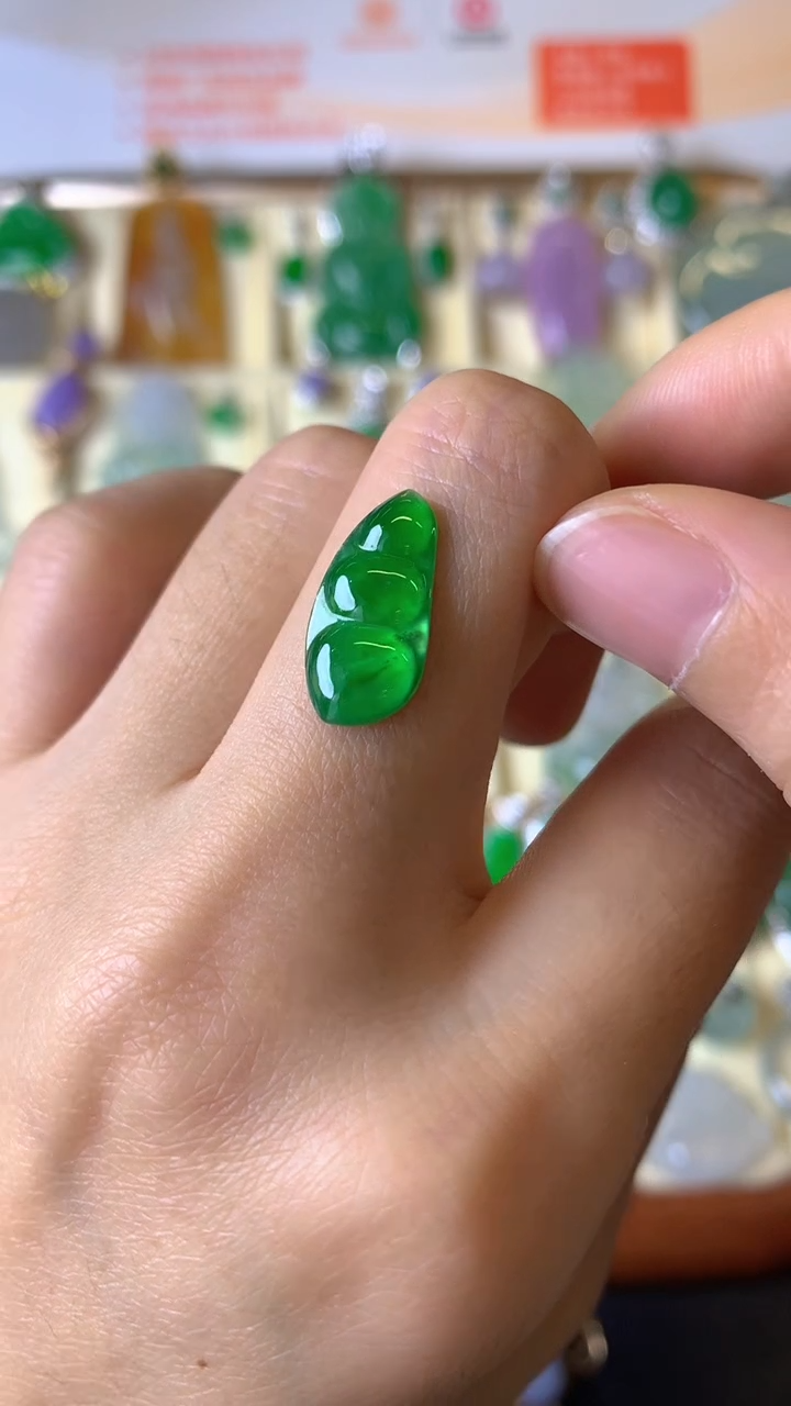 【闪购商品】定制翡翠未镶嵌1裸玉（客户意向镶嵌）