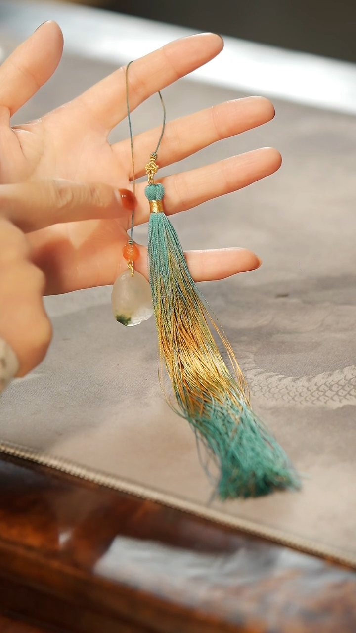 【闪购商品】玛瑙吊坠未镶嵌780设计款流苏吊坠