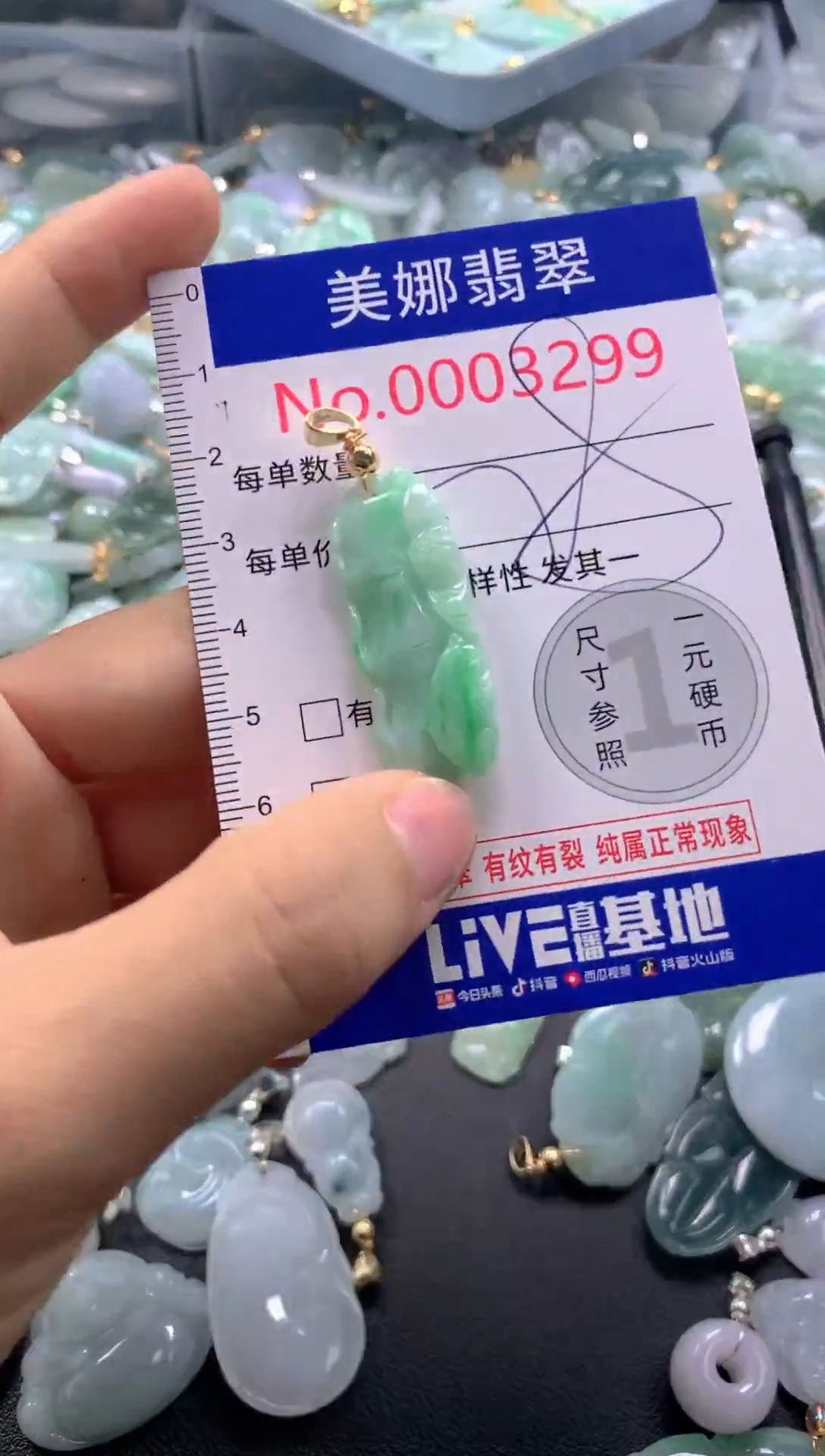 颈饰未镶嵌翡翠3299