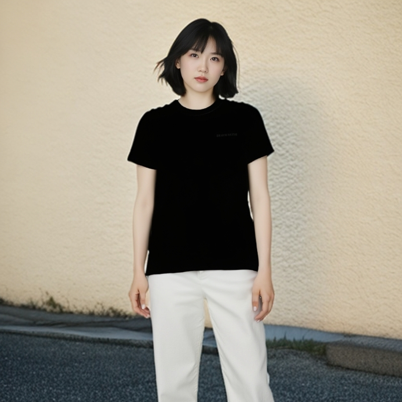 99新 Balenciaga/巴黎世家 T恤/字母logo刺绣做旧款/L码/0001591