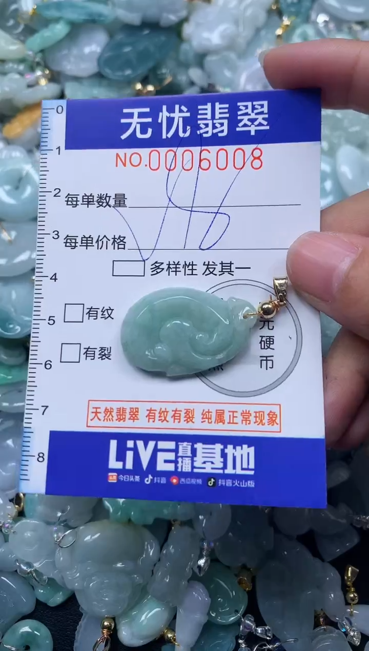 颈饰未镶嵌翡翠6008