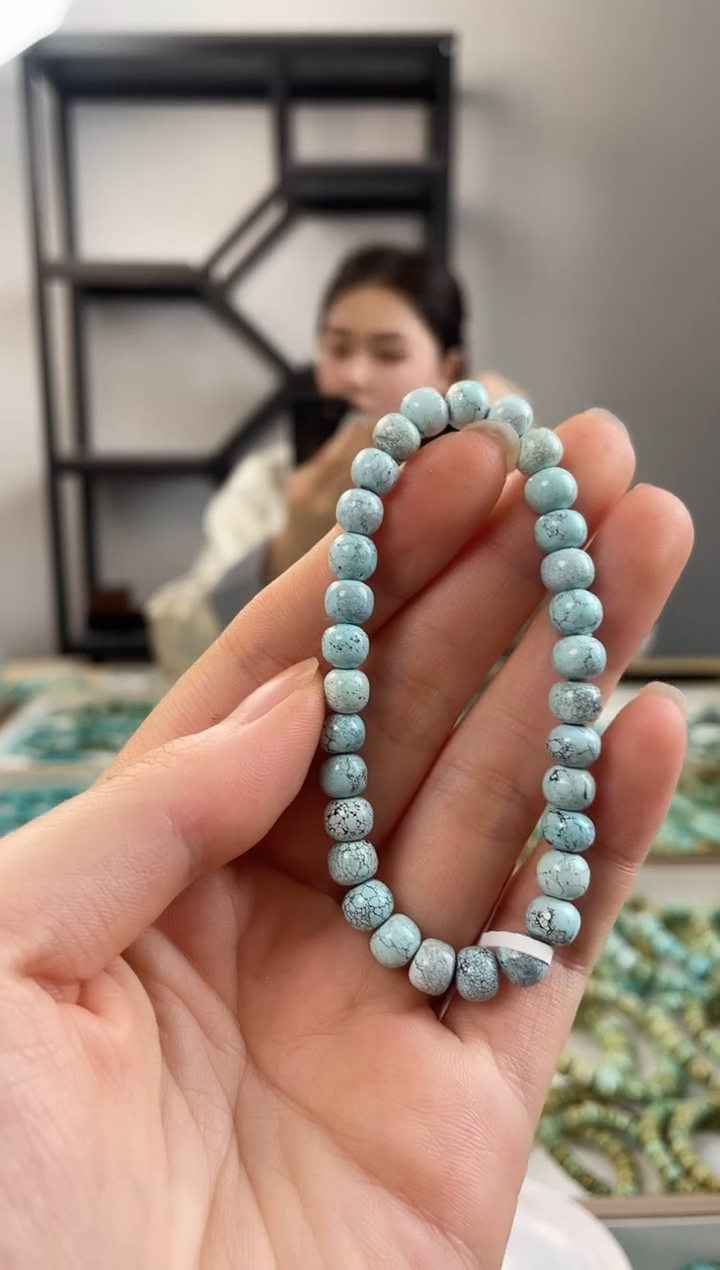 【闪购商品】绿松石珠宝奇石未镶嵌6.6+mm