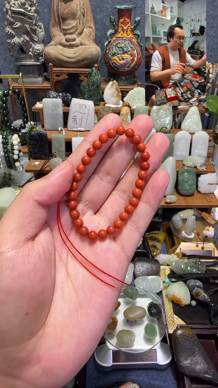 【闪购商品】南红玛瑙颈饰未镶嵌17