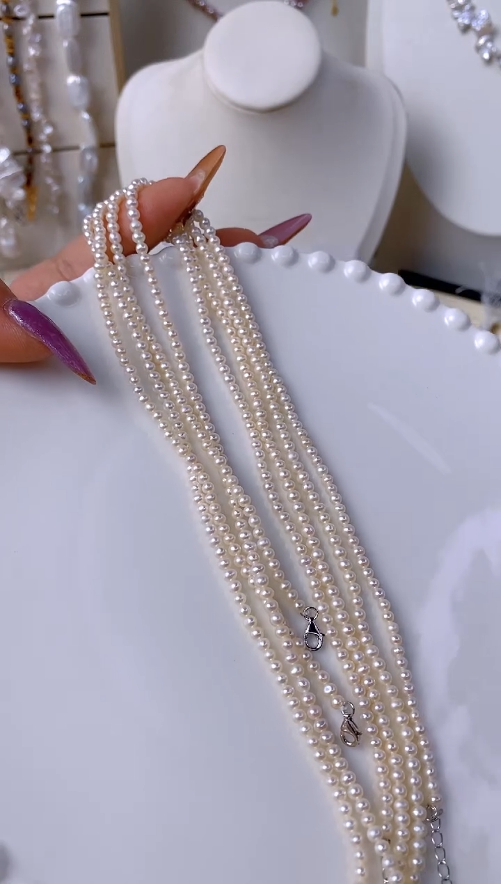 【闪购商品】淡水珍珠颈饰未镶嵌X17