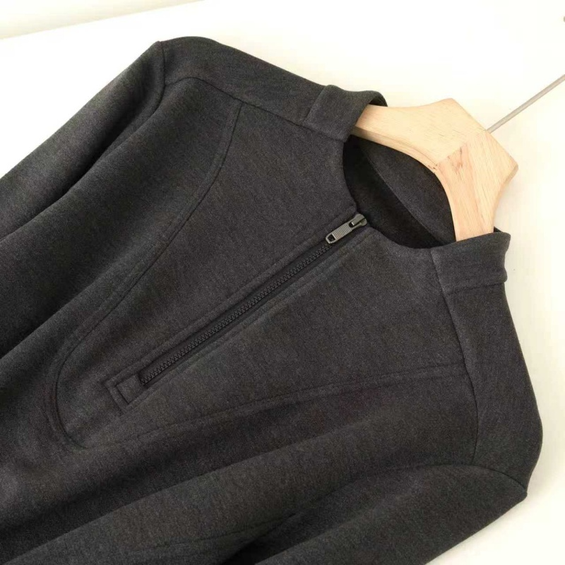 秋冬新款云朵小立领半开门拉链衫女士卫衣上衣百搭A372