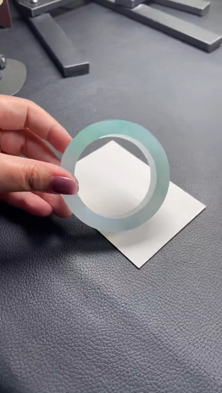 未镶嵌手镯定制翡翠H***y正圈AJH9SZDZS