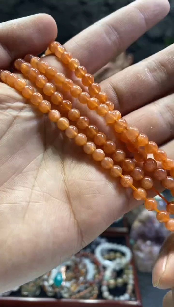 【闪购商品】日光石手链未镶嵌金太阳多圈