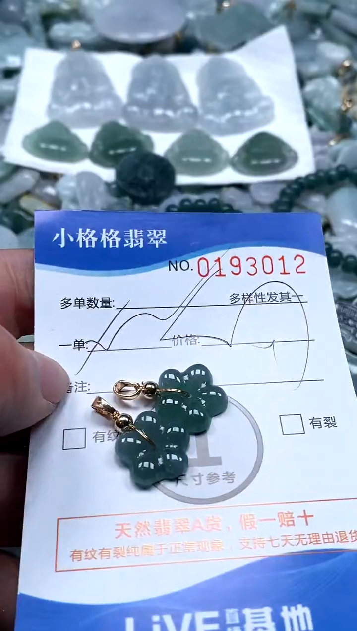 【闪购商品】翡翠颈饰未镶嵌闪购商品0193012