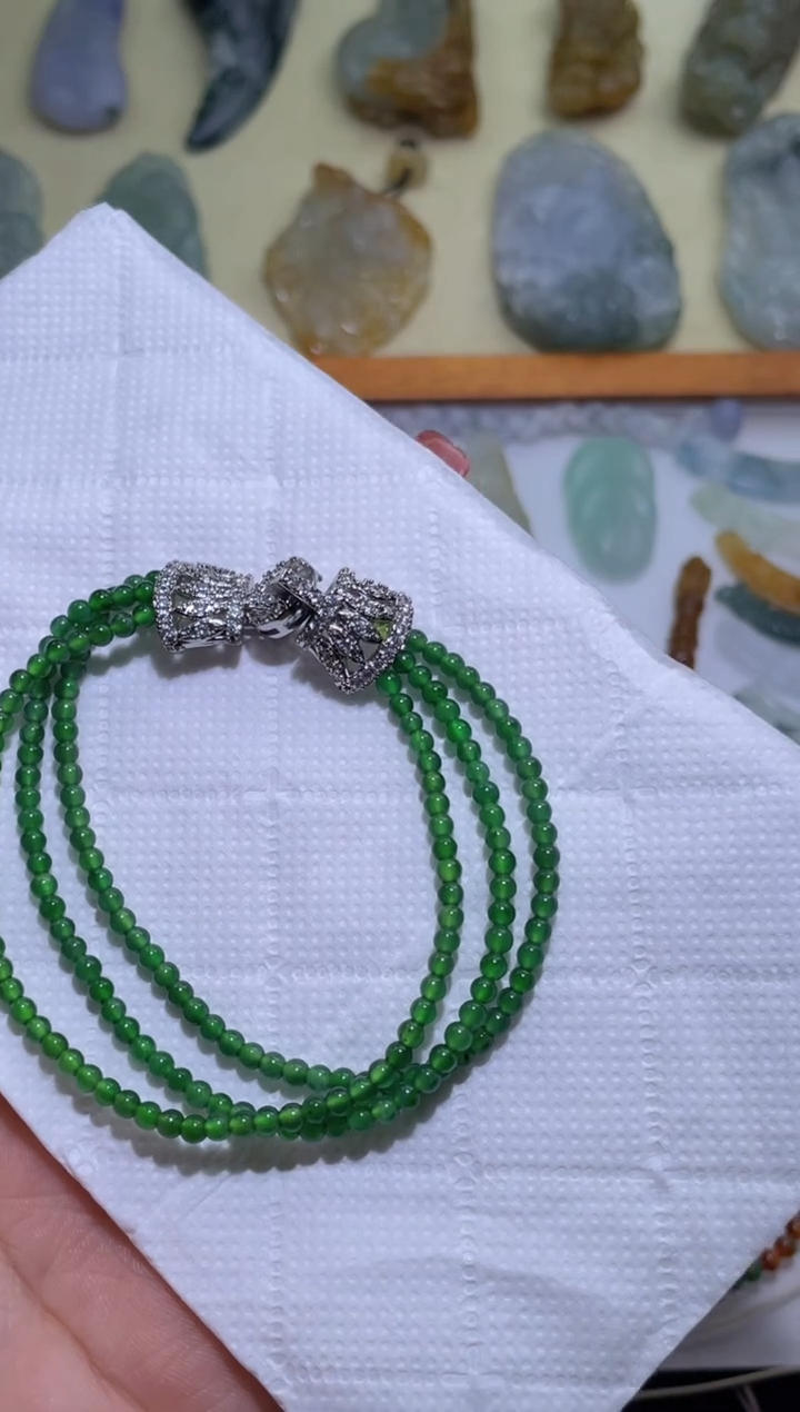 【闪购商品】翡翠颈饰未镶嵌珠链