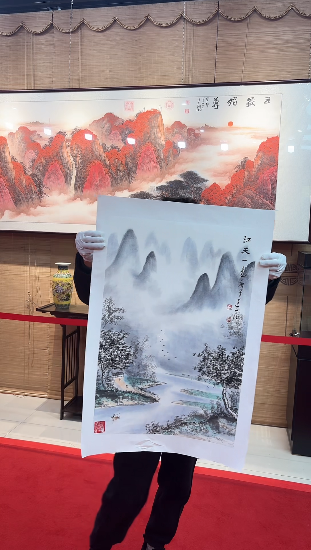 【闪购商品】国画道一老师手绘作品D42